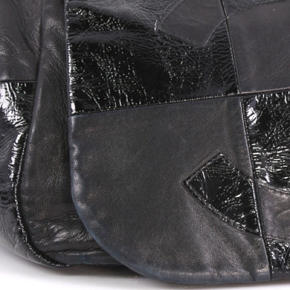 💎 CHANEL 💎 BROOKLYN PATCHWORK HOBO ACCORDION RARE BAG LARGE FLAP LEATHER - Picture 7 of 15